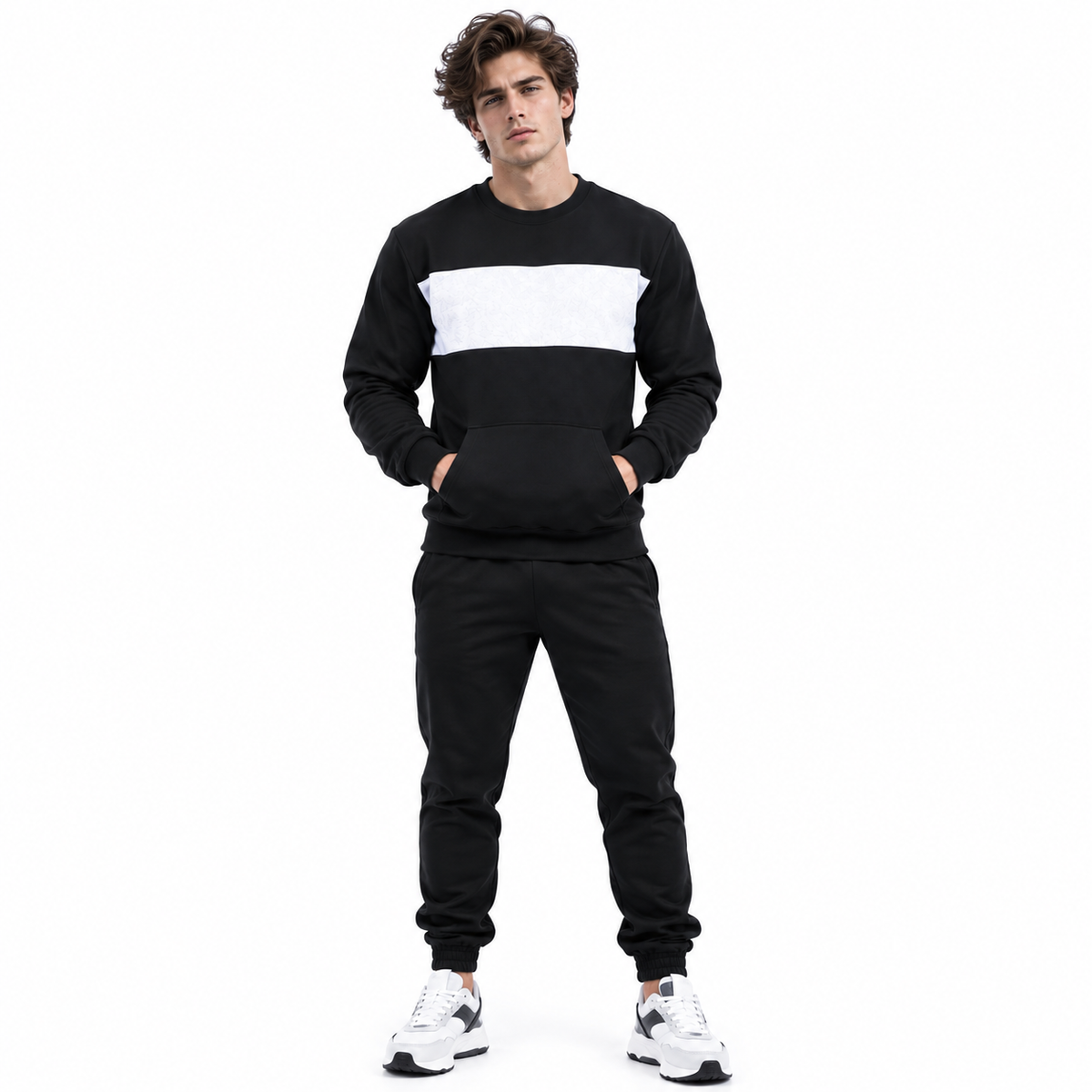 Linework Sweat Suit & Joggers Set