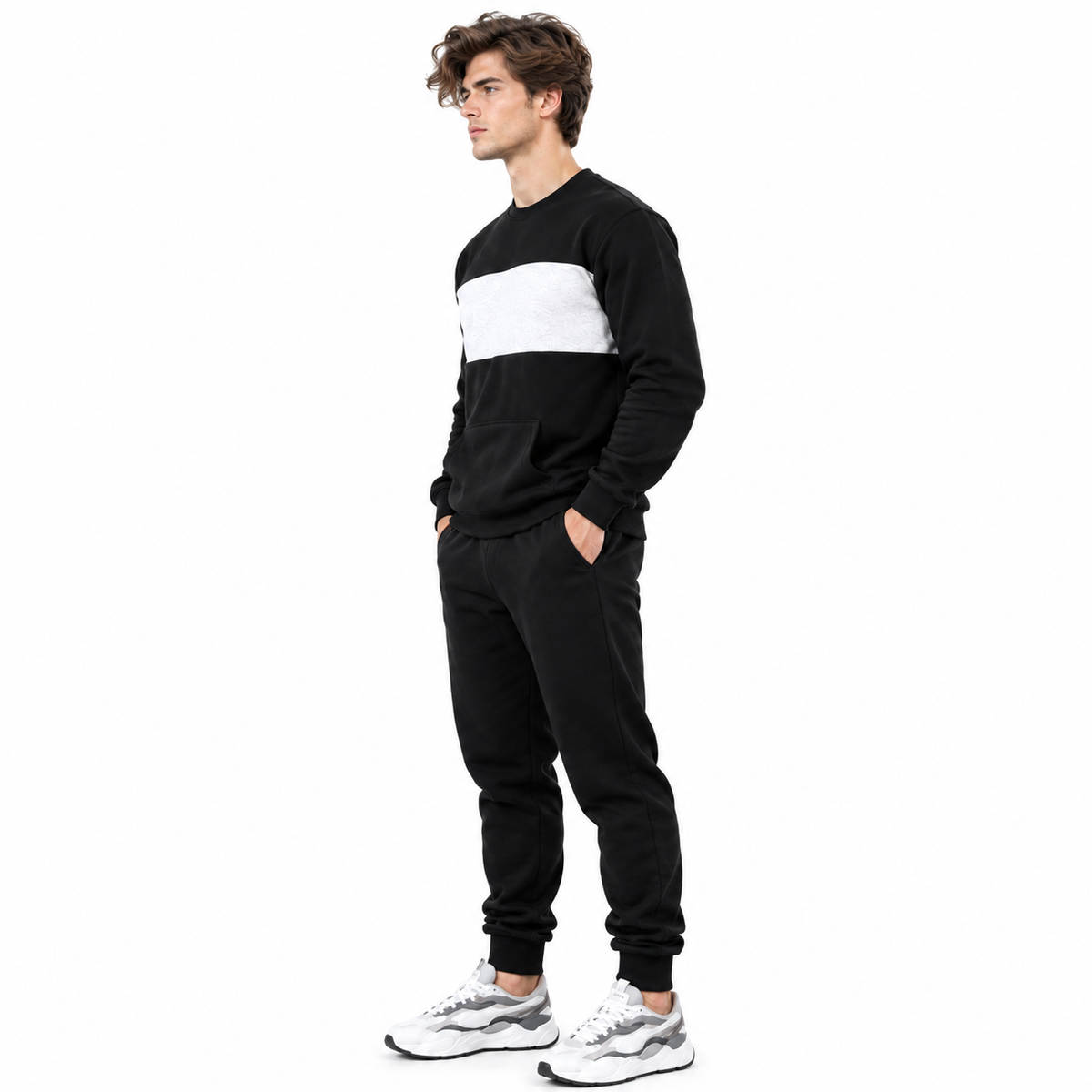 Linework Sweat Suit & Joggers Set