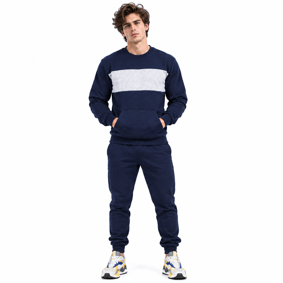 Linework Sweat Suit & Joggers Set