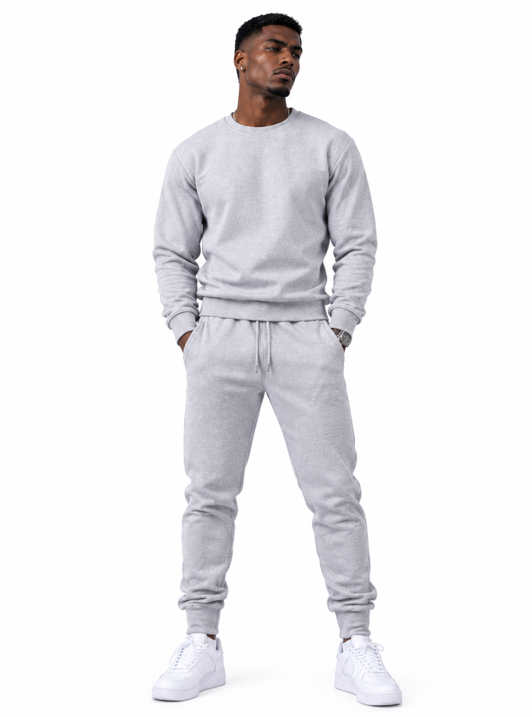Core Fleece Sweatshirt & Joggers Set