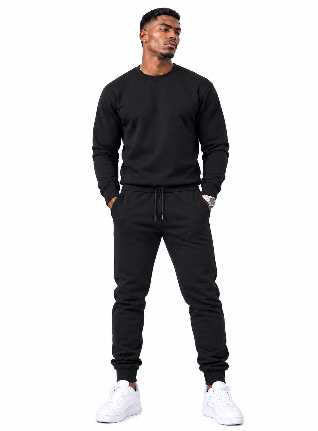 Core Fleece Sweatshirt & Joggers Set