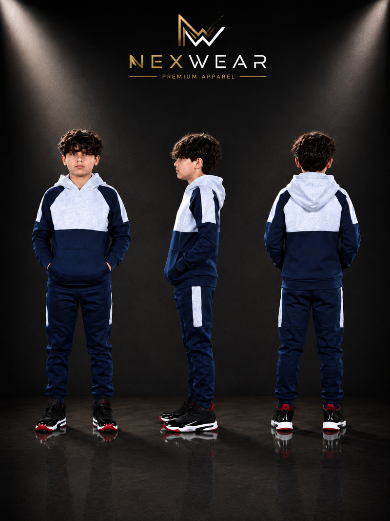 NEXWEAR Signature Panel Hoodie & Joggers Set