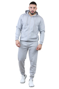2 pcs Zipper Hoodie & Drawstring waist pant