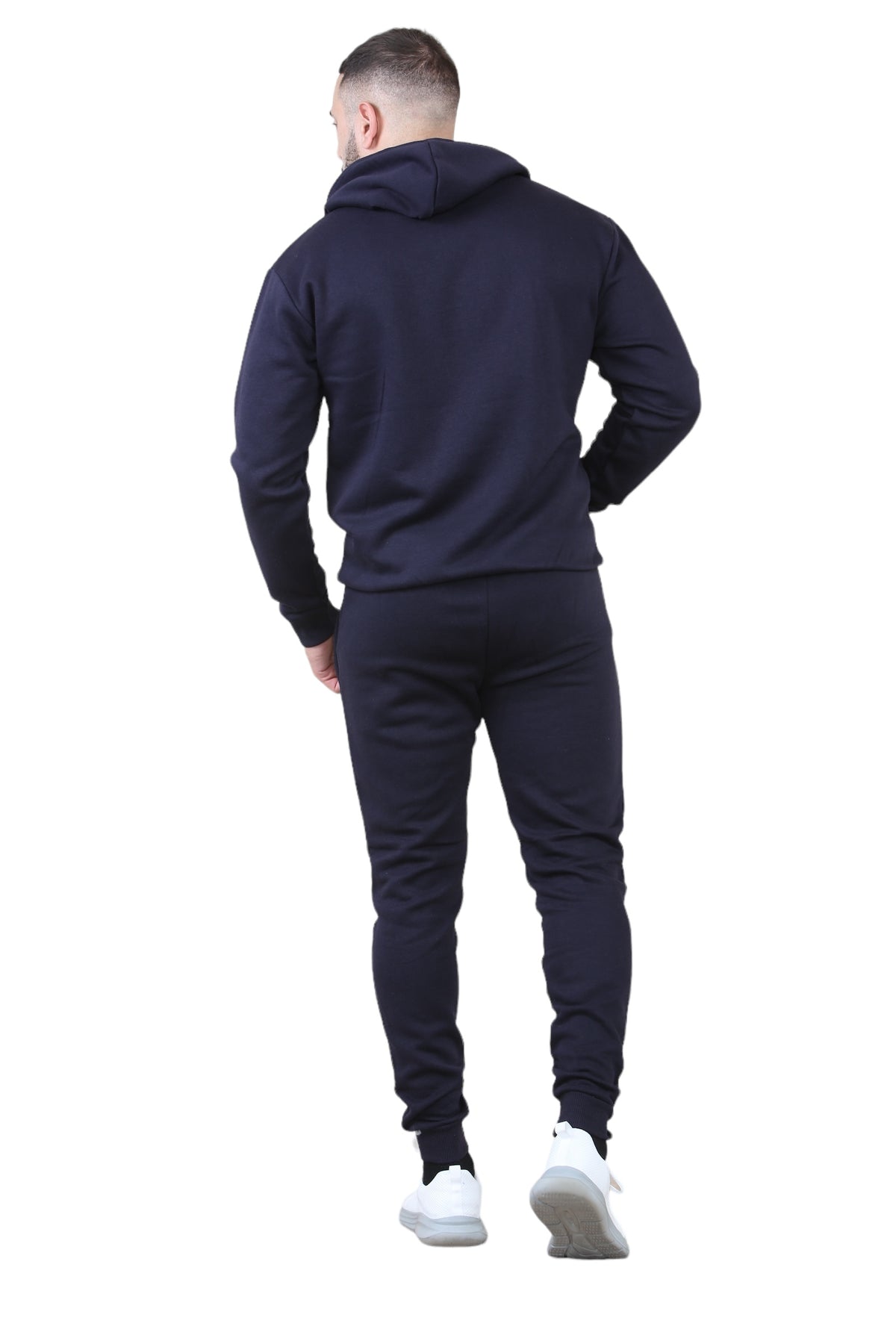 2 pcs Zipper Hoodie & Drawstring waist pant