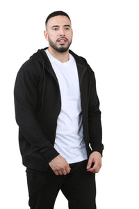 2 pcs Zipper Hoodie & Drawstring waist pant