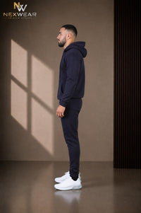 2 pcs Zipper Hoodie & Drawstring waist pant