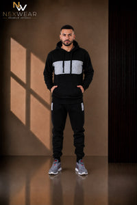 NEXWEAR Men's Premium Front Panel Hoodie Set