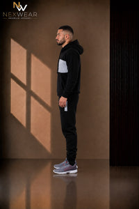 NEXWEAR Men's Premium Front Panel Hoodie Set