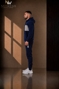 NEXWEAR Men's Premium Front Panel Hoodie Set