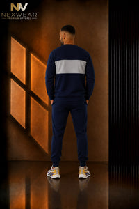 NEXWEAR Men's Premium Front Panel Sweat Suit & Joggers Set