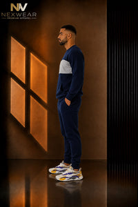 NEXWEAR Men's Premium Front Panel Sweat Suit & Joggers Set