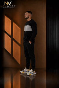 NEXWEAR Men's Premium Front Panel Sweat Suit & Joggers Set