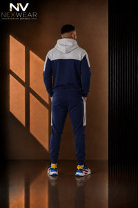 NEXWEAR Men's Premium Shoulder Panel Hoodie Set