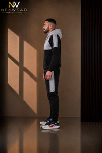 NEXWEAR Men's Premium Shoulder Panel Hoodie Set