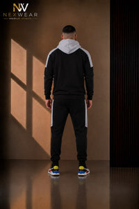 NEXWEAR Men's Premium Shoulder Panel Hoodie Set