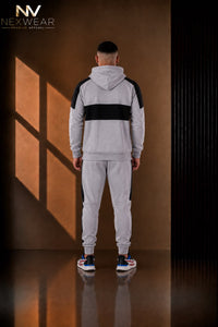 NEXWEAR Men's Premium Shoulder Panel Hoodie Set