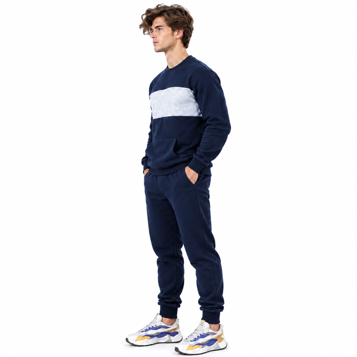 Linework Sweat Suit & Joggers Set
